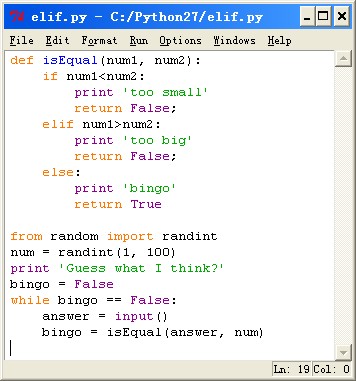 自学Python编程【第二十一节】 if, elif, else 自学Python编程【第二十一节】 if, elif, else
