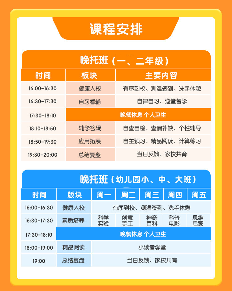 上海浦东区晚托班招生 上海浦东区晚托班招生